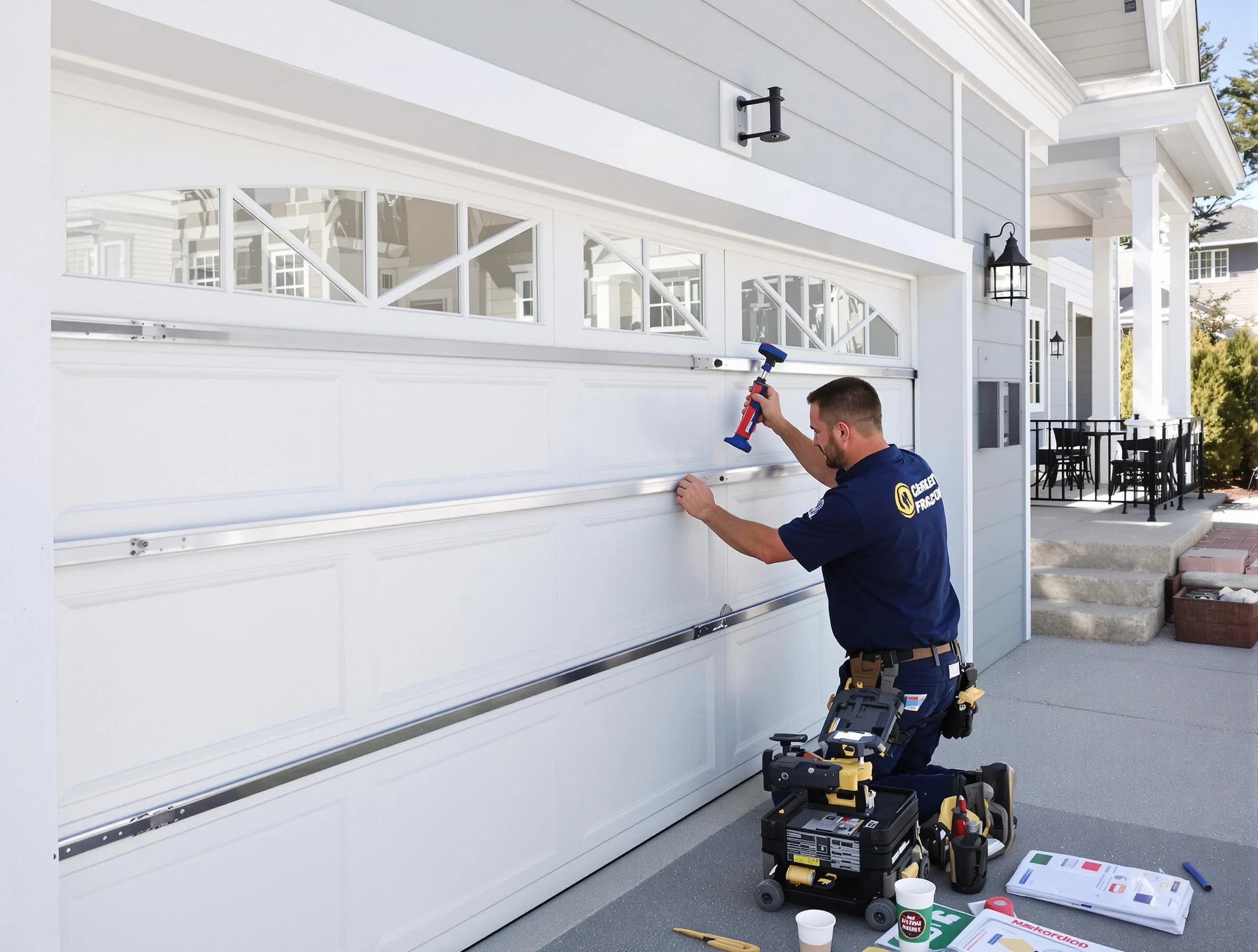 Professional garage door installation by White City Garage Door Repair in White City
