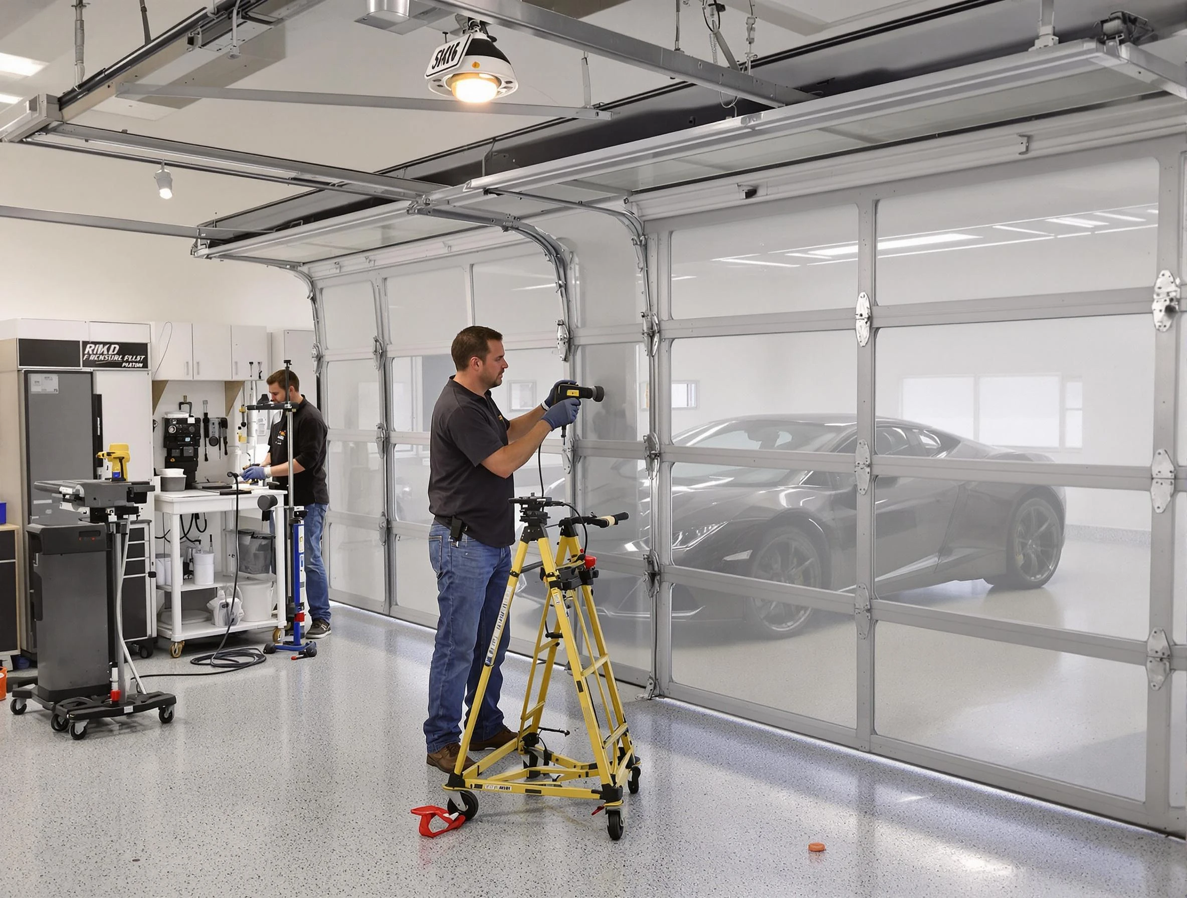 Garage Door Dents Repair in White City