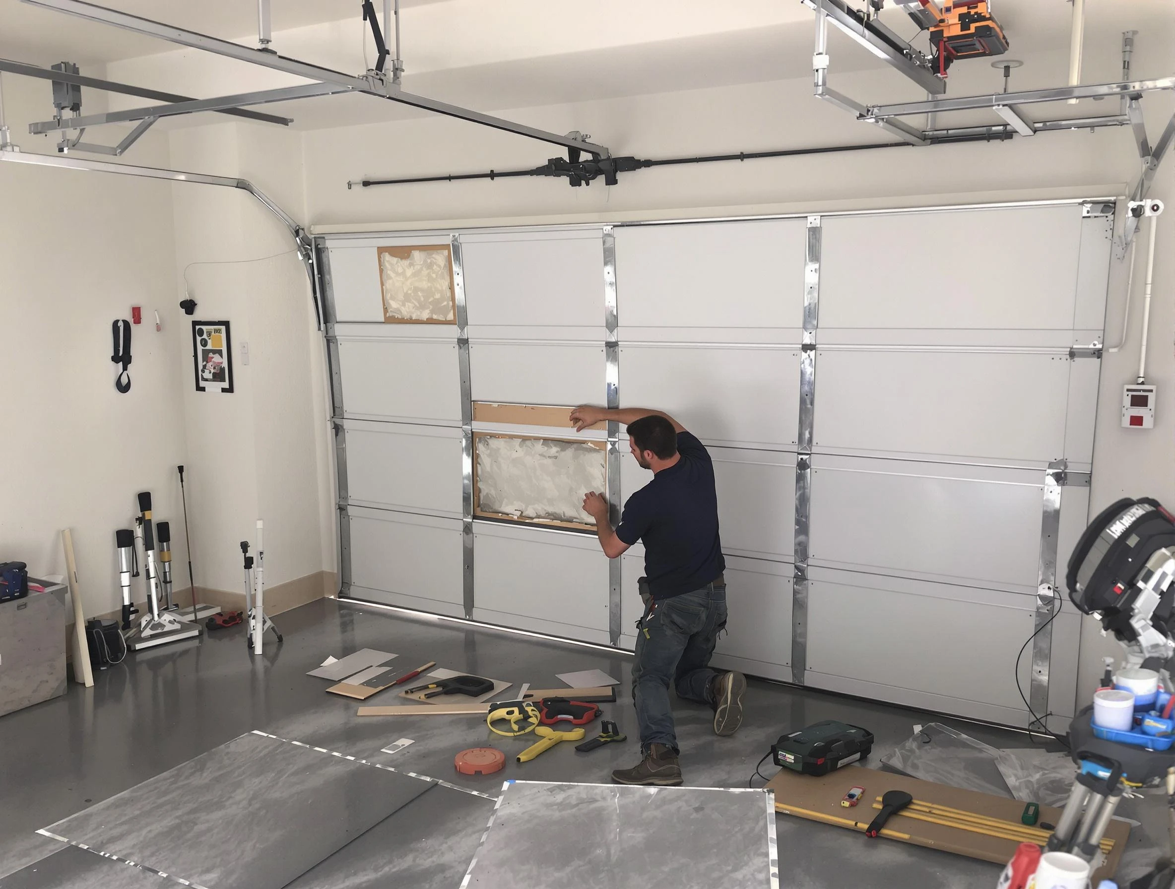 Garage Door Panel Repair in White City