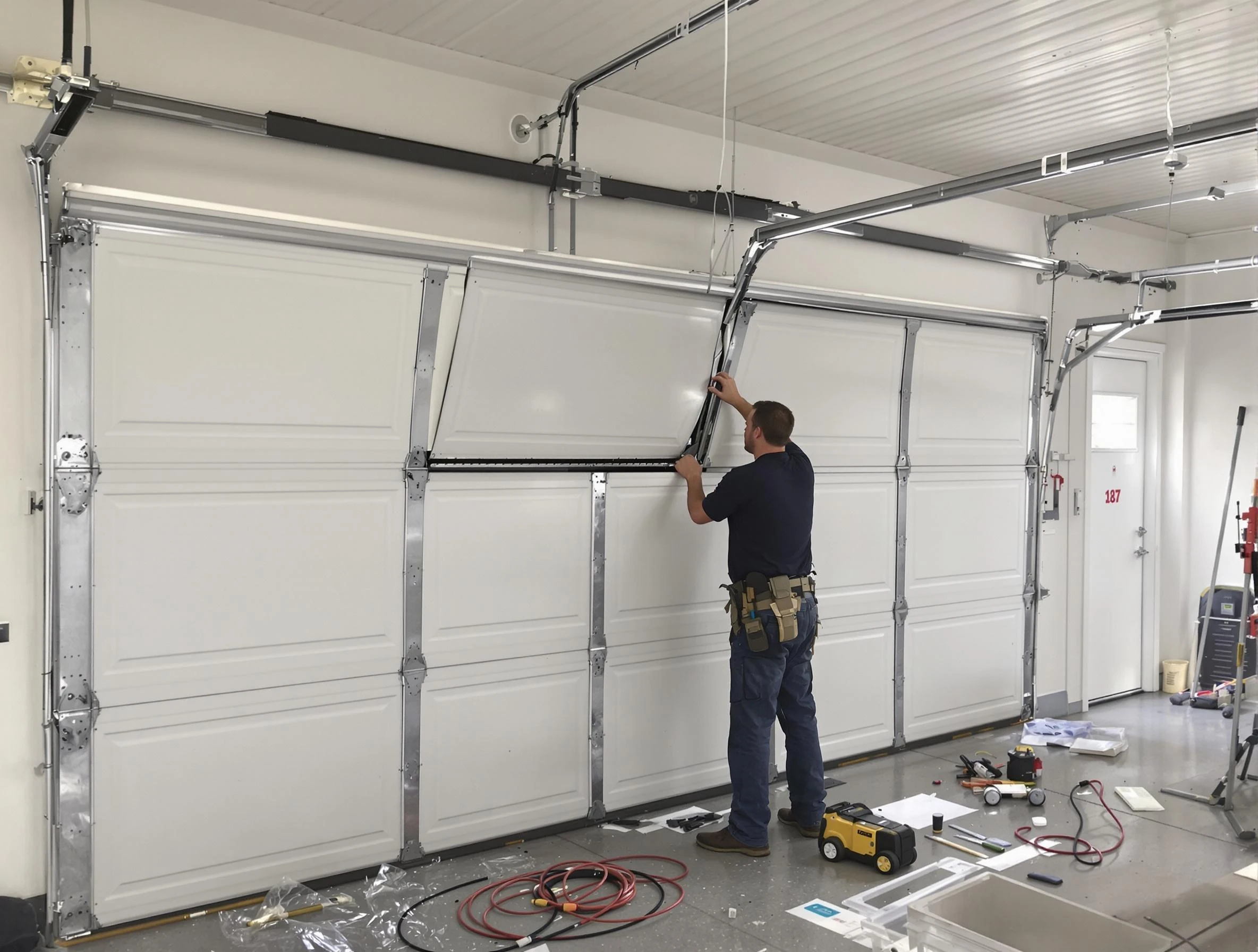 Garage Door Section Replacement in White City