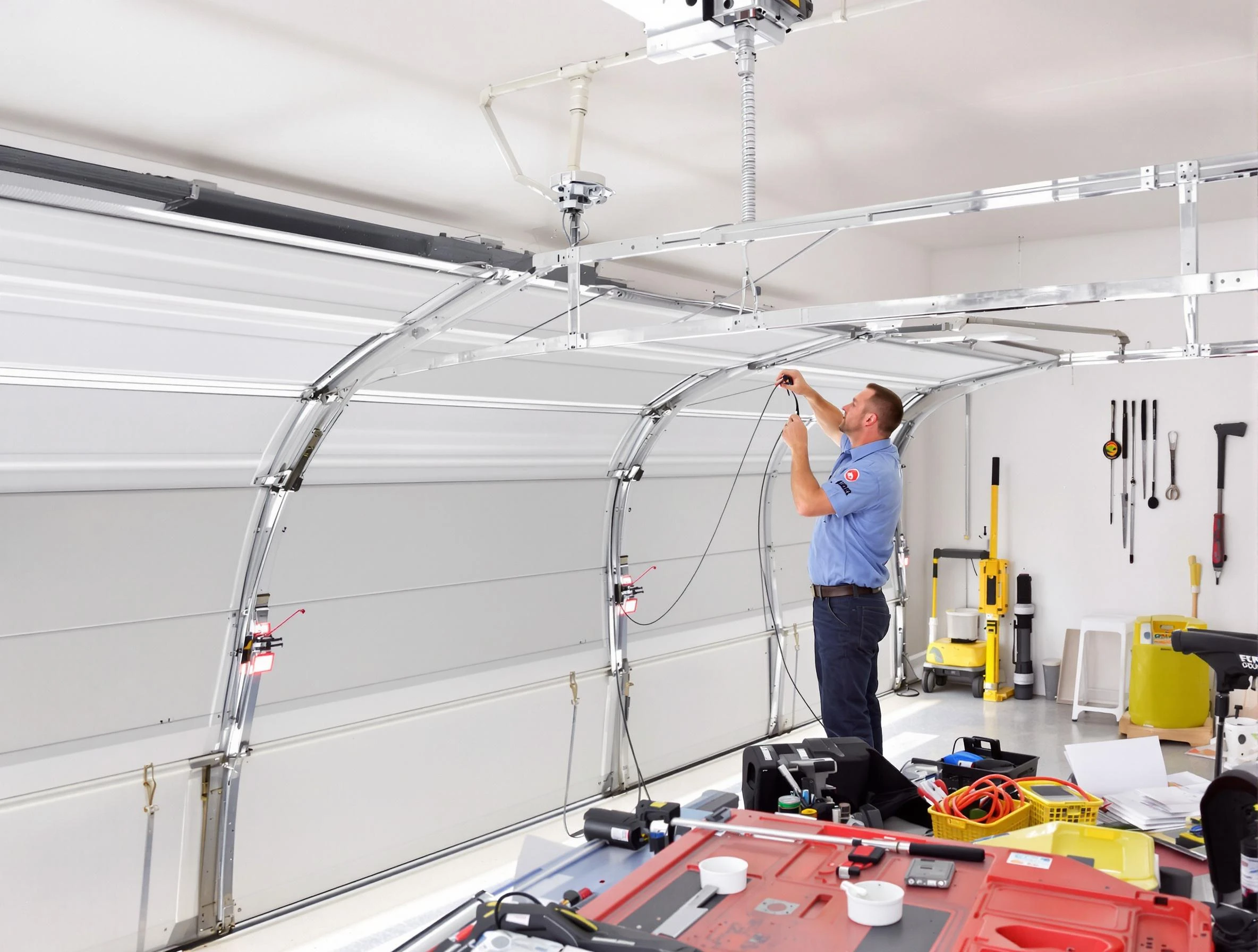 Garage door cable repair service by White City Garage Door Repair in White City